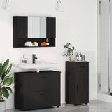 VidaXL set namještaja za kupaonicu zidne 3 pcs crna 76.5 x 35 x 64 cm VidaXL set namještaja za kupaonicu zidne 3 pcs crna 76.5 x 35 x 64 cm Slike