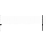 vidaXL stebrički ograje 5 kos U-kanal siva 40 cm jeklo, šesterokotna ograja siva 0.4x10 m jeklo | Shoptok.si