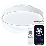 Ksix Stropna svjetiljka s ventilatorom bez lopatica Mistral, Tuya App, 43.6cm | shoptok.hr