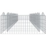  Lučna gabionska povišena gredica 800x100x50cm pocinčano željezo | shoptok.hr