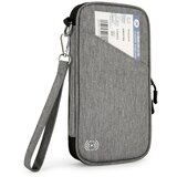 INF Potovalna denarnica z blokiranjem RFID za potne liste in dokumente Grey, (21553696) | Shoptok.si