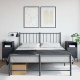 vidaXL Noćni ormarići 2 kom antracit 36x39x68 cm hladno valjani čelik | shoptok.hr