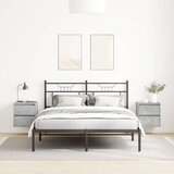  Zidni noćni ormarići 2 kom siva betona 38x34x40 cm | shoptok.hr