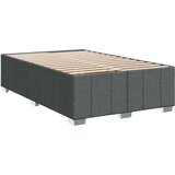 vidaXL Box spring postelja z vzmetnico temno siva 120x190 cm blago | Shoptok.si