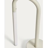 Kave Home Slonokoščena kovinska LED namizna svetilka (višina 30 cm) Bow – | Shoptok.si