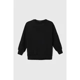 Sisley Otroški pulover črna barva
