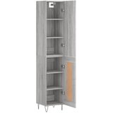  Visoka komoda siva sonome 34,5x34x180 cm od konstruiranog drva | shoptok.hr