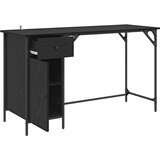  Računalni stol Crni hrast 131 x 48 x 75 cm Konstruirano drvo | shoptok.hr