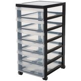 Ormarić s kotačićima (D x Š x V: 40 x 29 x 66 cm, Broj ladica: 6, Plastika) Cijene
