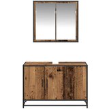vidaXL set namještaja za kupaonicu 2 pcs staro drvo 90 x 33 x 60 cm | shoptok.hr