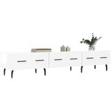 TV ormarić sjajni bijeli 150 x 36 x 30 cm od konstruiranog drva | shoptok.hr