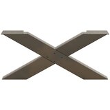  Noge za klub stolić u obliku slova X, 2 kom, prirodni čelik, 70 x (30-31) cm, čelik | shoptok.hr
