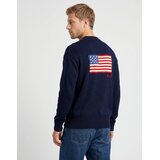 Polo Ralph Lauren PULL FLAG COL POLO EN COTON LIN Tamno plava | shoptok.hr