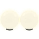  LED okrogle svetilke 2 kosa krogla 30 cm PMMA, (20769960) | Shoptok.si