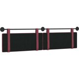  Držeće uzglavlje Zidne Vinska crvena 210 x 55 x 5 cm tkanina - boja crnog vina 200 cm bez LED svjetla | shoptok.hr