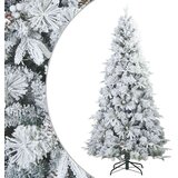 Umjetno Zglobno Božićno Drvo Snijeg Preplačeno Bijelo 240 cm | shoptok.hr