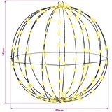  Lopta 2 kom. Topla bijela 50 x 50 x 52 cm Metal 320 LED lampica | shoptok.hr
