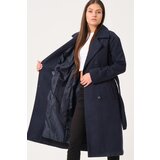 Dewberry Z6765 LADIES COAT-LIGHT NAVY BLUE | shoptok.hr