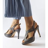 Gemre Gray high-heeled sandals Tougas | ePonuda.com