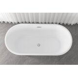 Sanotechnik Samostoječa kopalna kad York (Do x Š: 170 x 75 cm, Sanitarni akril, Bela) | Shoptok.si
