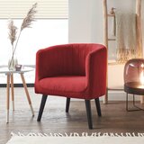 Livetastic KOKTAJL FOTELJ, rdeča tekstil | Shoptok.si