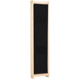 Sobna pregrada s 3 panela od tkanine 120 x 170 x 4 cm crna | Eponuda.ba