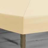  Pokrov za gazebo s bočnim zidovima 6 x 3 m Krem Poliester 190 | shoptok.hr