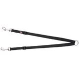 Trixie Premium Razdelilec za dva psa XS-M 40-70 cm/15mm črn | Shoptok.si