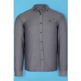 Dewberry G674 MEN'S SHIRT-OPEN SMOKED Cene