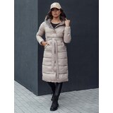 DStreet Płaszcz zimowy damski GRACE beżowy | Shoptok.si