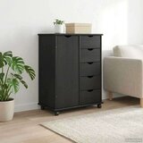  Mobilni ormar Siva 63 5 x 39 x 79 cm Čvrsto borovo drvo - Siva | shoptok.hr