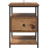  Noćni ormar 2 pcs Staro drvo 40 x 42 x 56 cm Konstruirano drvo | Eponuda.com