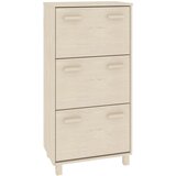 Maison Chic Omarica za obutev - Kopa za čevlje HAMAR medeno rjava 59,5x35x117cm trdna borovina, (21777306) Cene