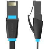 Vention PLOŠČATI KABEL PATCHCORD RJ45 ZA ROUTER PRENOSNI RAČUNALNIK 15M ČRN, (5000075391) | Shoptok.si