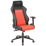 gaming stol dx racer 4, črna, rdeča