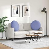  Jastučići za sjedenje 2 pcs Traper plava Ø80 x 29 cm tkanina | shoptok.hr