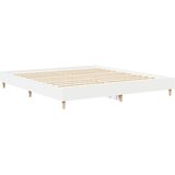  Okvir za krevet bijeli 200 x 200 cm od konstruiranog drva | shoptok.hr