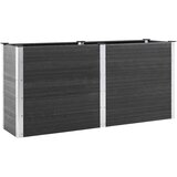  Povišena vrtna gredica 200 x 50 x 91 cm WPC siva | Eponuda.com