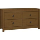  TV omarica medeno rjava 100x40x54 cm trdna borovina, (20654028) | Shoptok.si