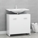 The Living Store Kopalniška omarica bela 60x33x61 cm iverna plošča - Kopalniška Omarica, (21436898) | Shoptok.si