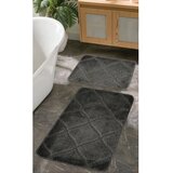 Foutastic Antracitno sive kupaonske prostirke u setu 2 kom 50x80 cm Cizgili – | shoptok.hr