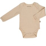  Lunilou - Rebrasti bodi dugi rukav s prugama, Off White/ Brazilian Sand Cijene
