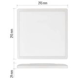  LED plafonsko svetlo FLORI LED/18W/230V 4000K belo 29x29 cm | Eponuda.com