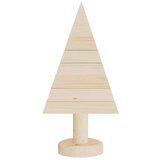 vidaXL Drvena ukrasna božićna drvca 2 kom 30 cm od masivne borovine | shoptok.hr