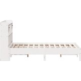  s regalom z knjige bez madraca bijeli 140x190cm borovina | shoptok.hr