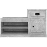 Ormarić za cipele boja betona 100x42x60 cm konstruirano drvo | shoptok.hr