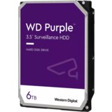 Western Digital HDD Video Surveillance WD Purple 6TB CMR, 3.5”, 256MB, SATA 6Gbps, TBW: 180 | Eponuda.ba