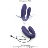 ove to Love LMatch up - vibrator za pare z radijskim upravljanjem za polnjenje (vijolična) | Shoptok.si