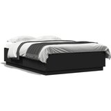 vidaXL Okvir kreveta crni 120 x 200 cm od konstruiranog drva | shoptok.hr