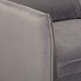 Ropez Siva baršunasti sofa 138 cm Juli – | shoptok.hr
